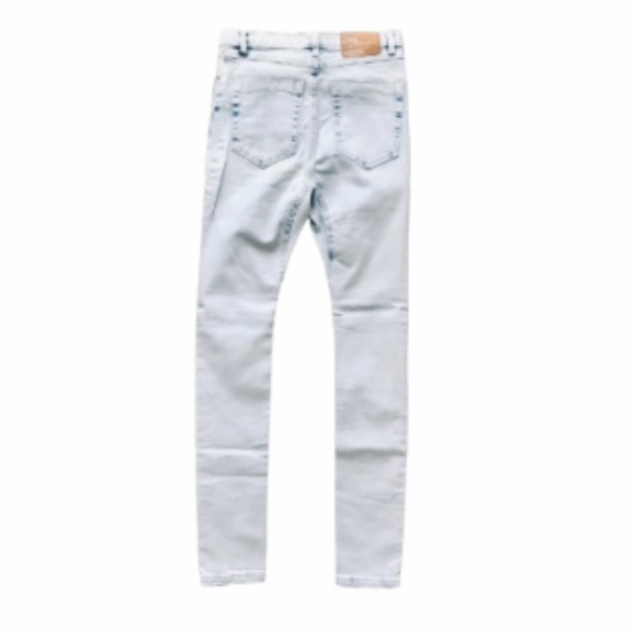 ❌SOLD❌ ONE TEASPOON Runaways Ultra Light Wash Skinny Leg Jeans - Size 24. - Picture 3 of 14